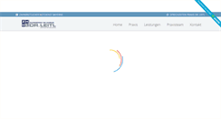 Desktop Screenshot of dr-leitl.de