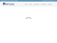 Tablet Screenshot of dr-leitl.de